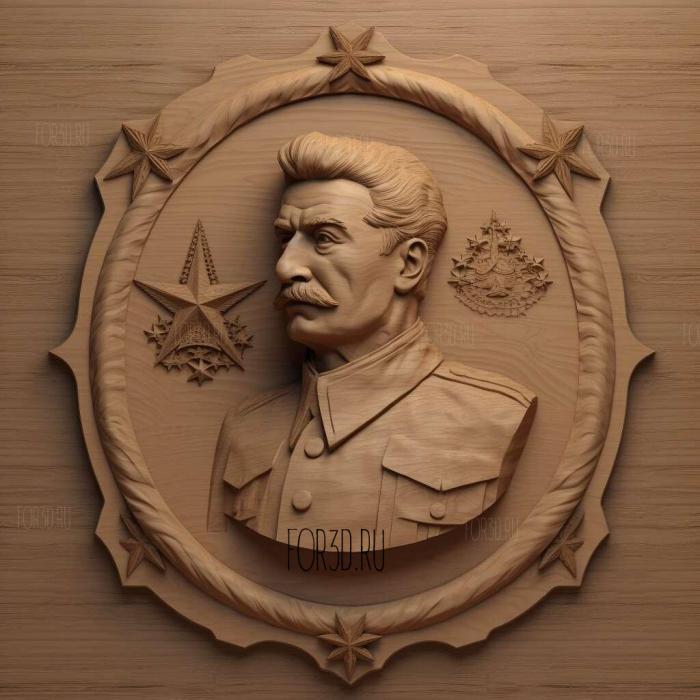 Joseph Stalin 1 stl model for CNC